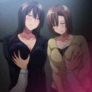 OVA 巨乳が2人いないと勃起しない夫のために友達を連れてきた妻 ＃1 Sample 1
